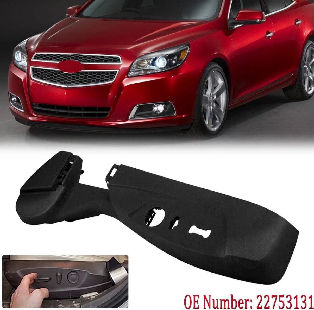 Driver Side Power Seat Switch Panel Bezel Trim For 2013-2016 Malibu 22753131