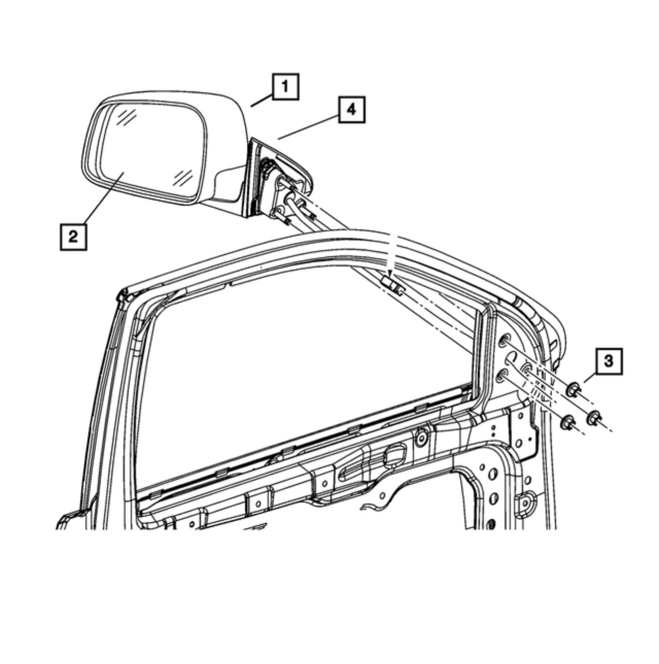 Mopar 5SG19GW7AF Outside Rear-View Mirror Left
2013-2021 Jeep Grand Cherokee 5SG19GW7AF
