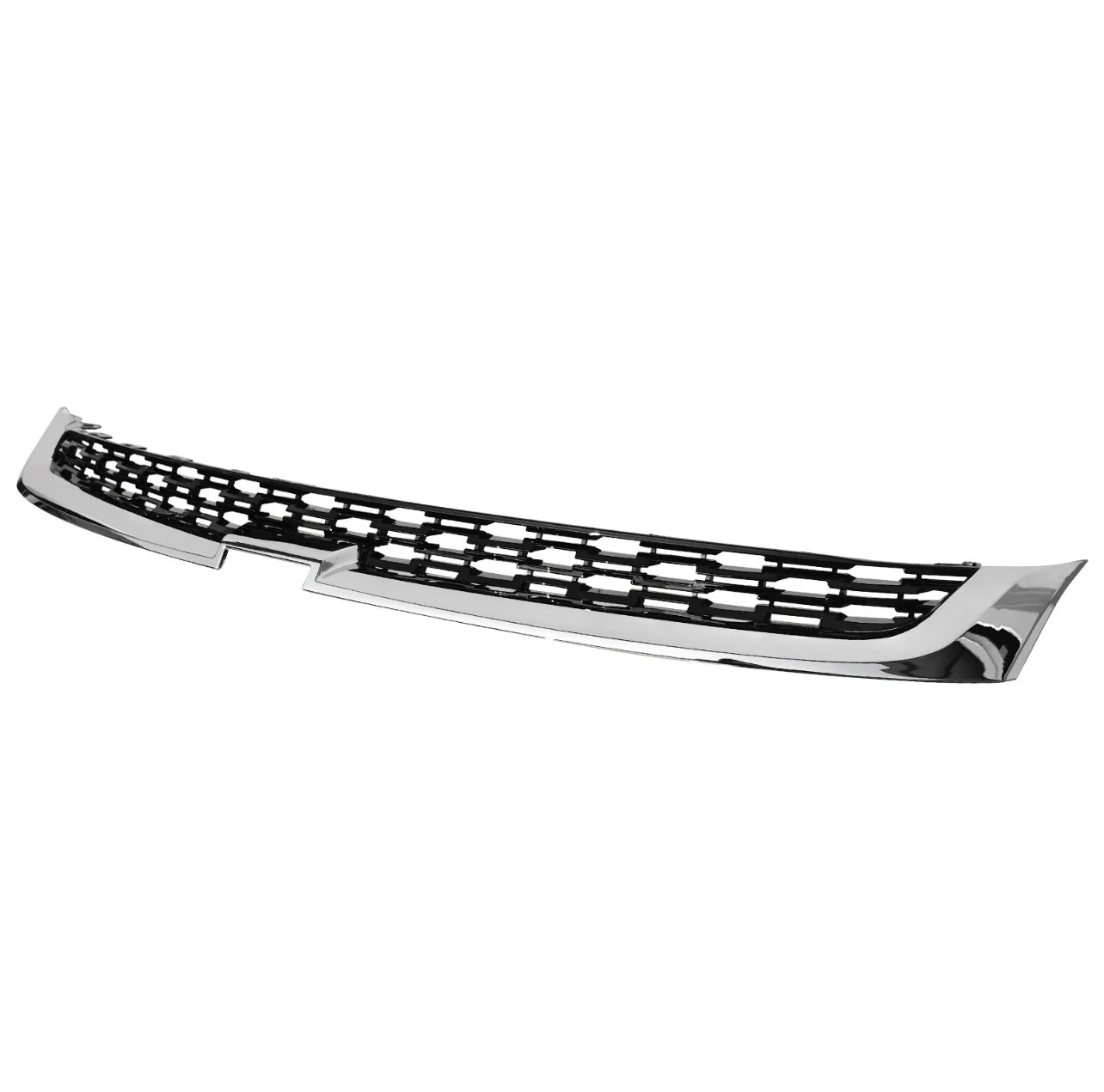 For 2014-2015 Chevrolet Malibu Front Upper+Lower Grill Grille Set Chrome & Black