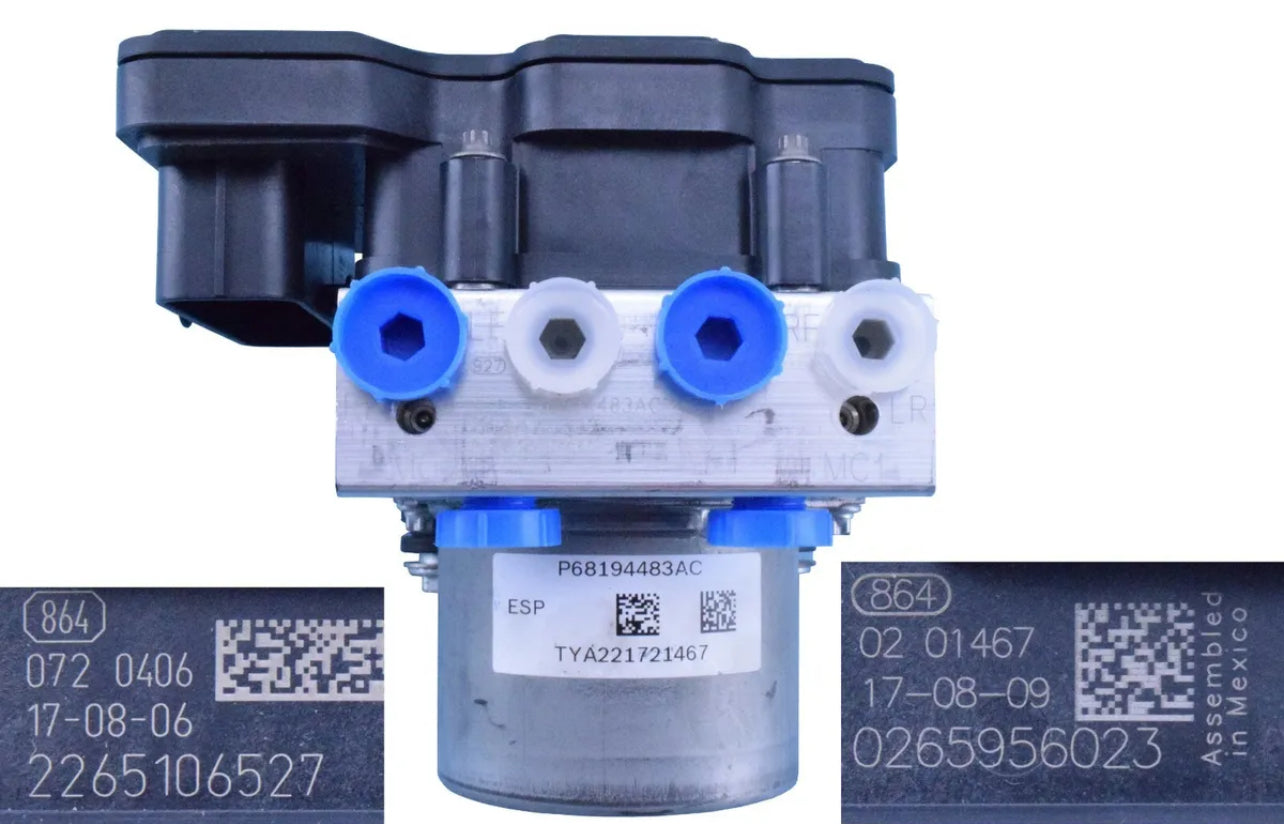 Anti-Lock Brake Control Unit - Mopar (68194483AE)