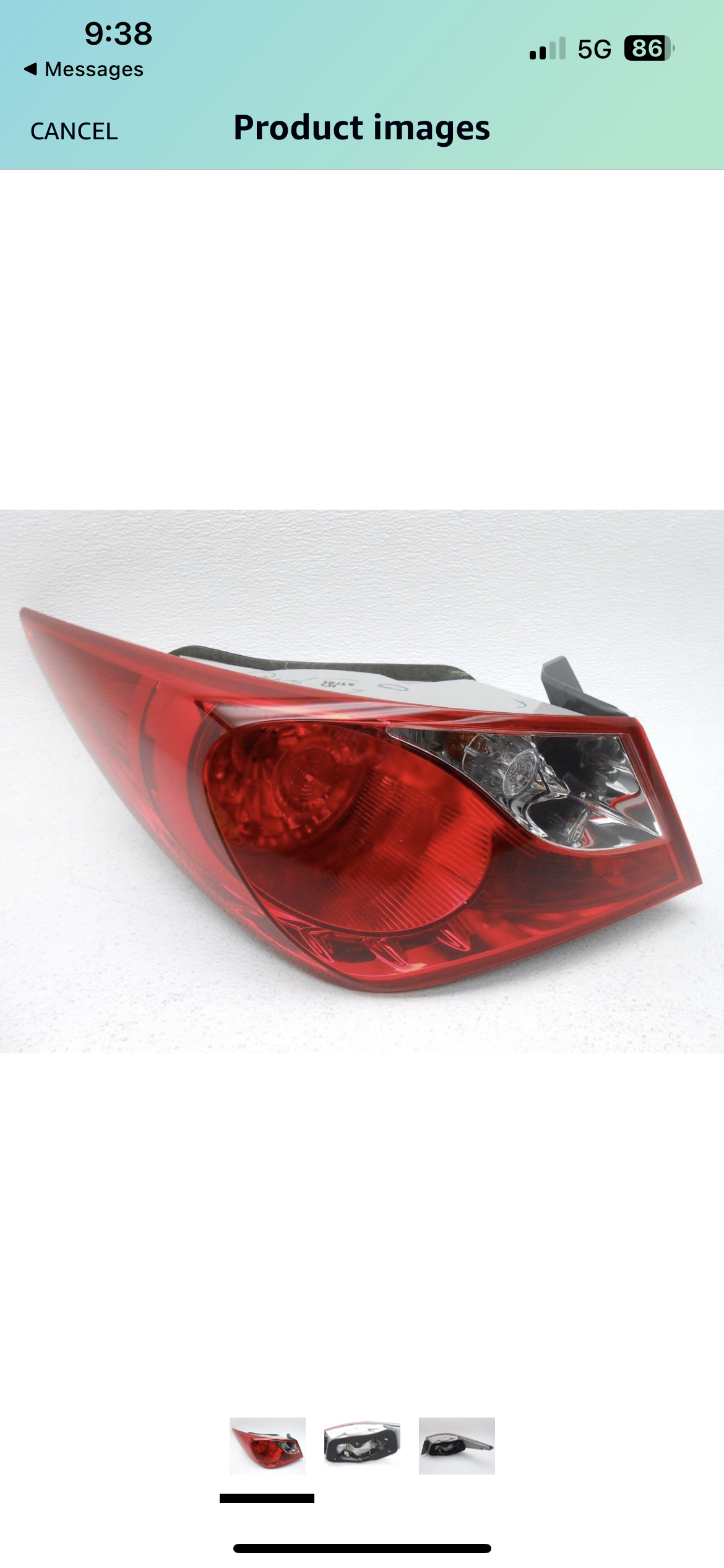 Genuine Hyundai Parts 92401-3Q000 Driver Side Taillight Assembly Outer