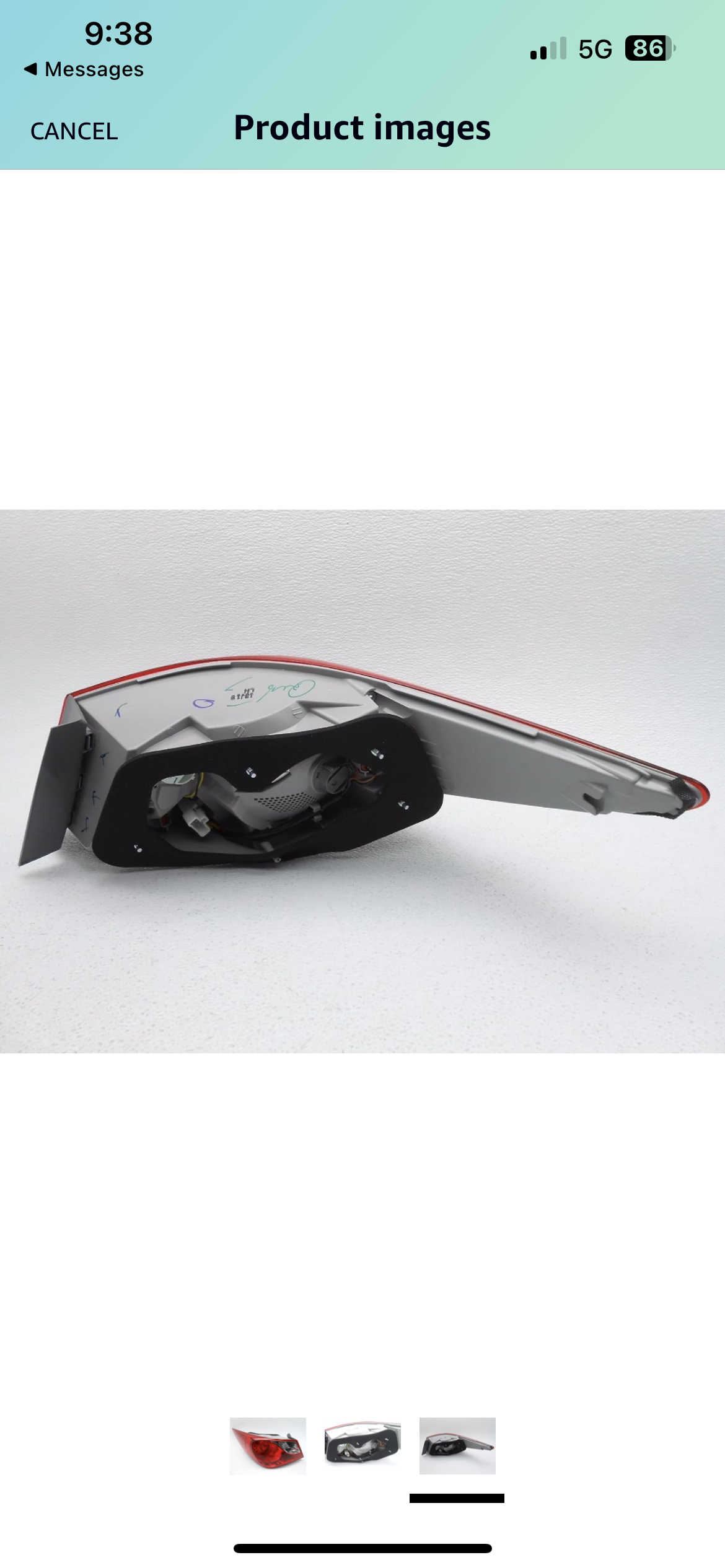 Genuine Hyundai Parts 92401-3Q000 Driver Side Taillight Assembly Outer