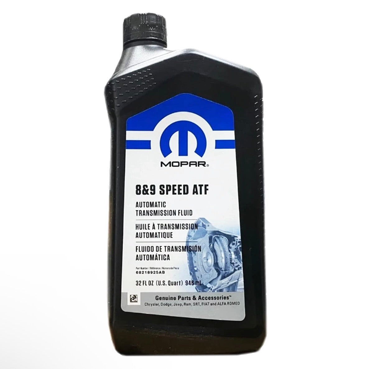 Mopar 68218925AB 8&9 Speed ATF Automatic Transmission Fluid- quart