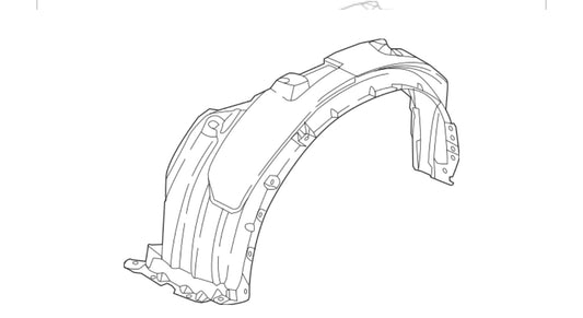 Fender Liner - (5370B804)
 Fender Liner for 2018-2024 Mitsubishi Eclipse Cross