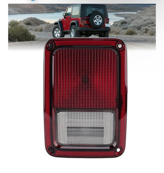 Tail Light Assembly for 2007-2018 Jeep Wrangler Rear Brake Stop Lamp w/Bulb Replace 55077891AH Left Driver Side