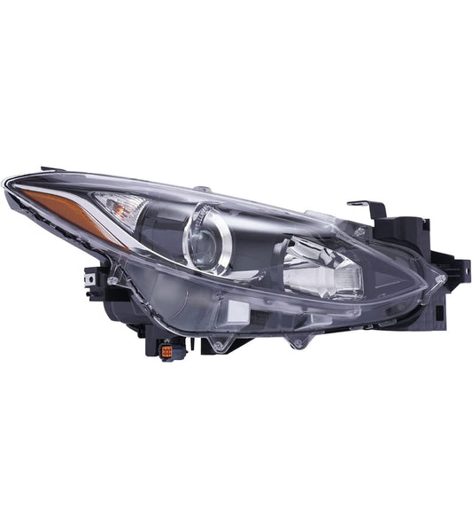 Halogen Headlight Headlamp Assembly With Bulb For Mazda 3 Sport Hatchback Sedan 2014 2015 2016, Right Passenger Side Headlight Assembly BPW1510K0 (Right Passenger Side) 297509648666