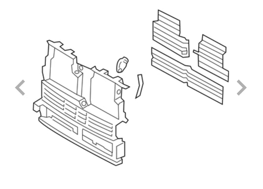 Ford FT4Z-8475-A Shutter Assembly - Radiator Control