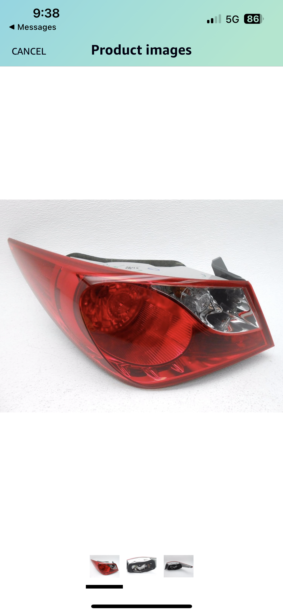 Genuine Hyundai Parts 92401-3Q000 Driver Side Taillight Assembly Outer