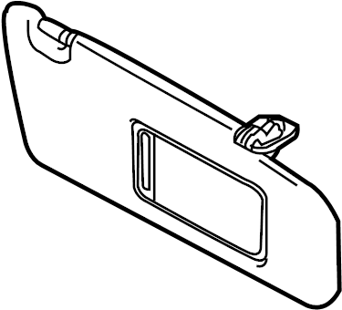 Sun Visor (Left) Part Number: TDY169320